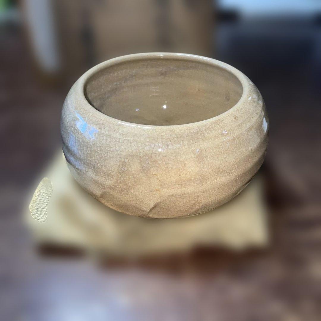 九世 坂高麗左衛門　建水　茶碗　茶道具　時代品