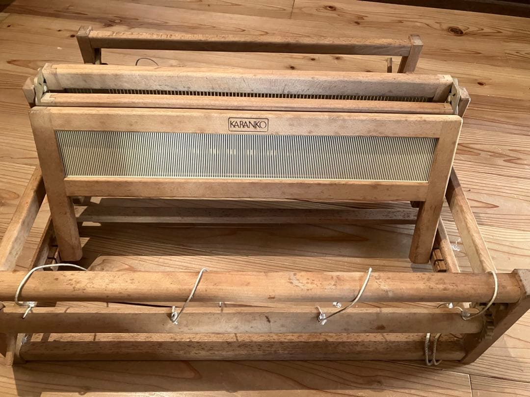 karanko カランコ　卓上　織り機　長期保管　板杼2本付　少々難あり