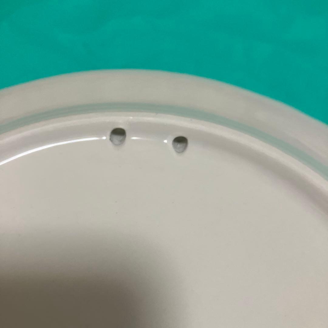 ロシア　グジェリ焼 青い花装飾の皿 約28cm