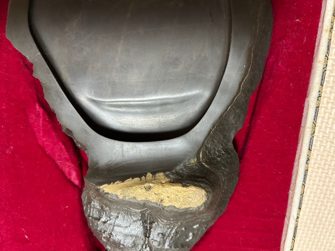 未使用 美品 徐公硯 箱付き 大きい硯 楚图南 中国美術 ビンテージ 収集品
