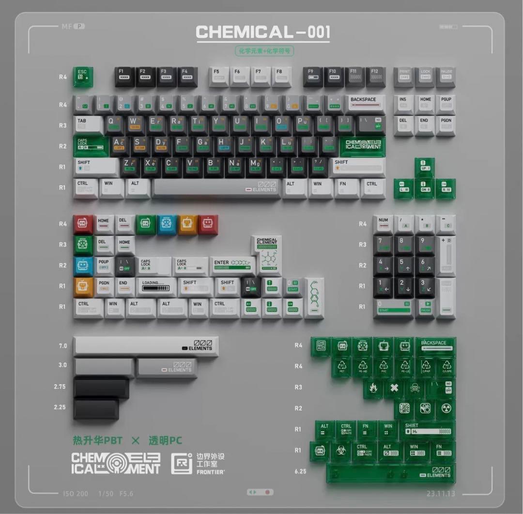 CHEMICAL-001 キーキャップセット