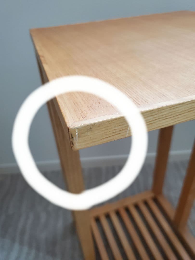 アクタス　アッシュ材　サイドテーブル　天然木