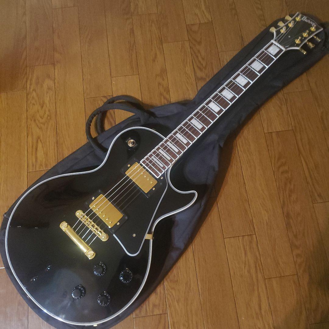 burny SRLC-55 レスポールカスタムタイプ　ブラック