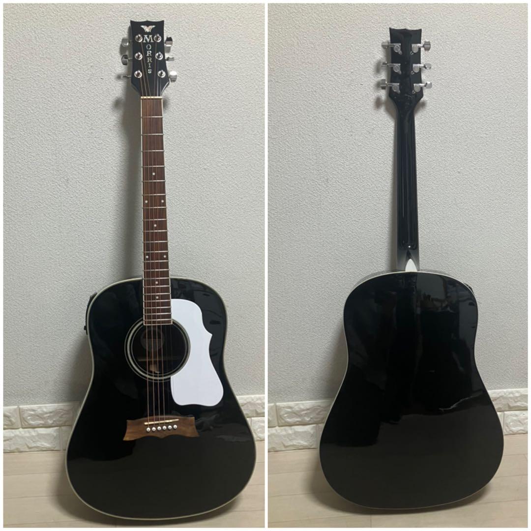 【超美品】弦新品MORRIS G-401モーリス エレアコアコースティックギター