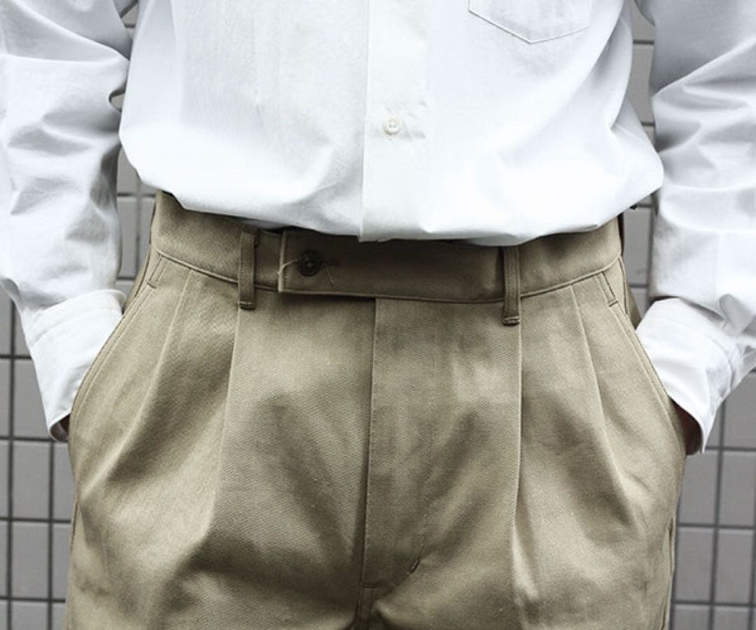 ☆新品未使用☆SCYE BASICS セルビッジチノ 2タック サイズ40