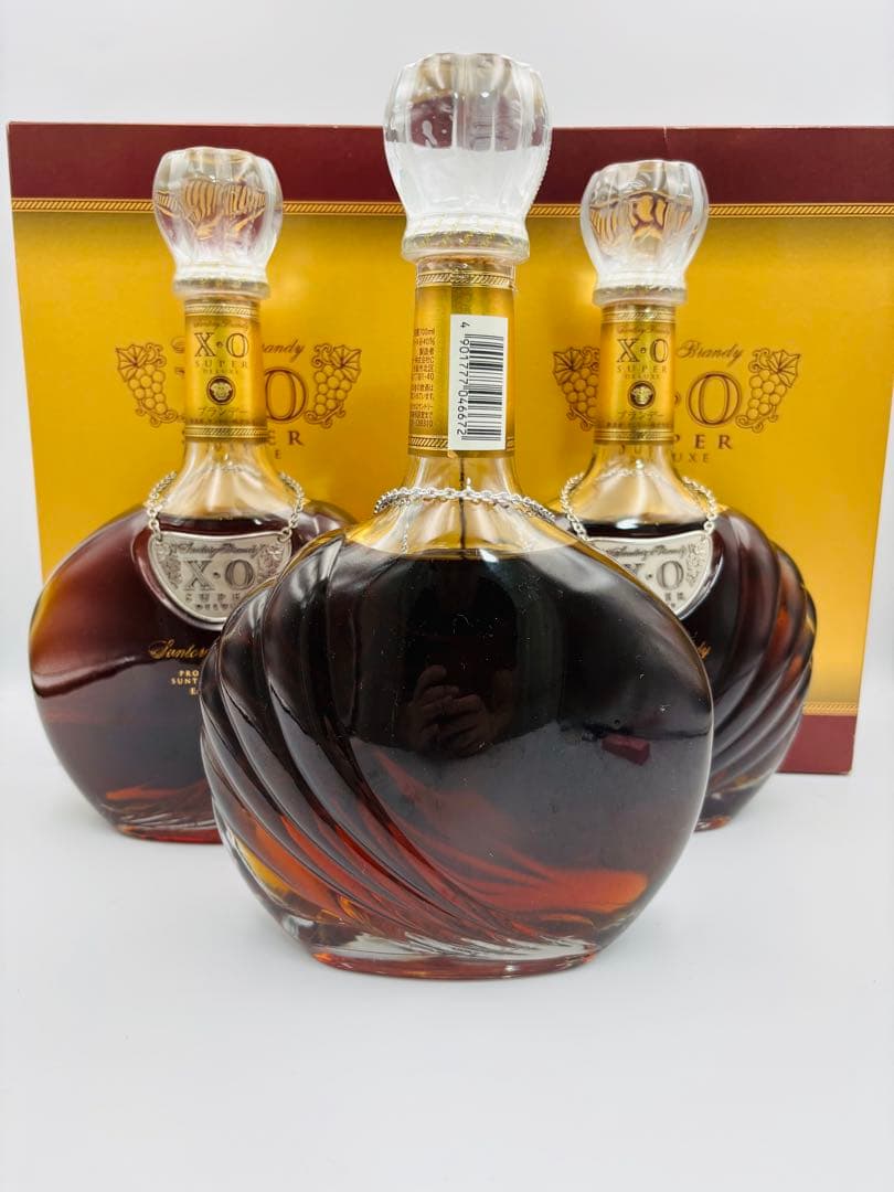 未開栓 SUNTORY サントリーXOデラックス3本セット700ml 40% ②