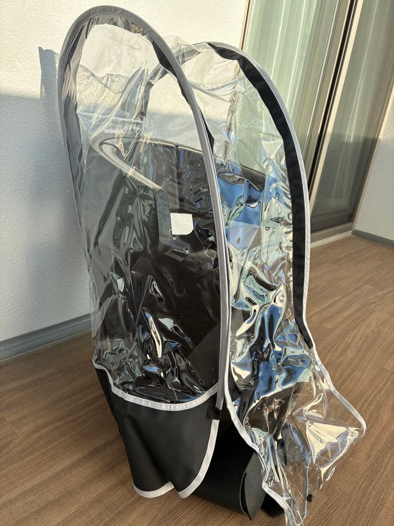 【美品】OGK　RBC-017DX2　自転車チャイルドシート　後ろ　レインカバー