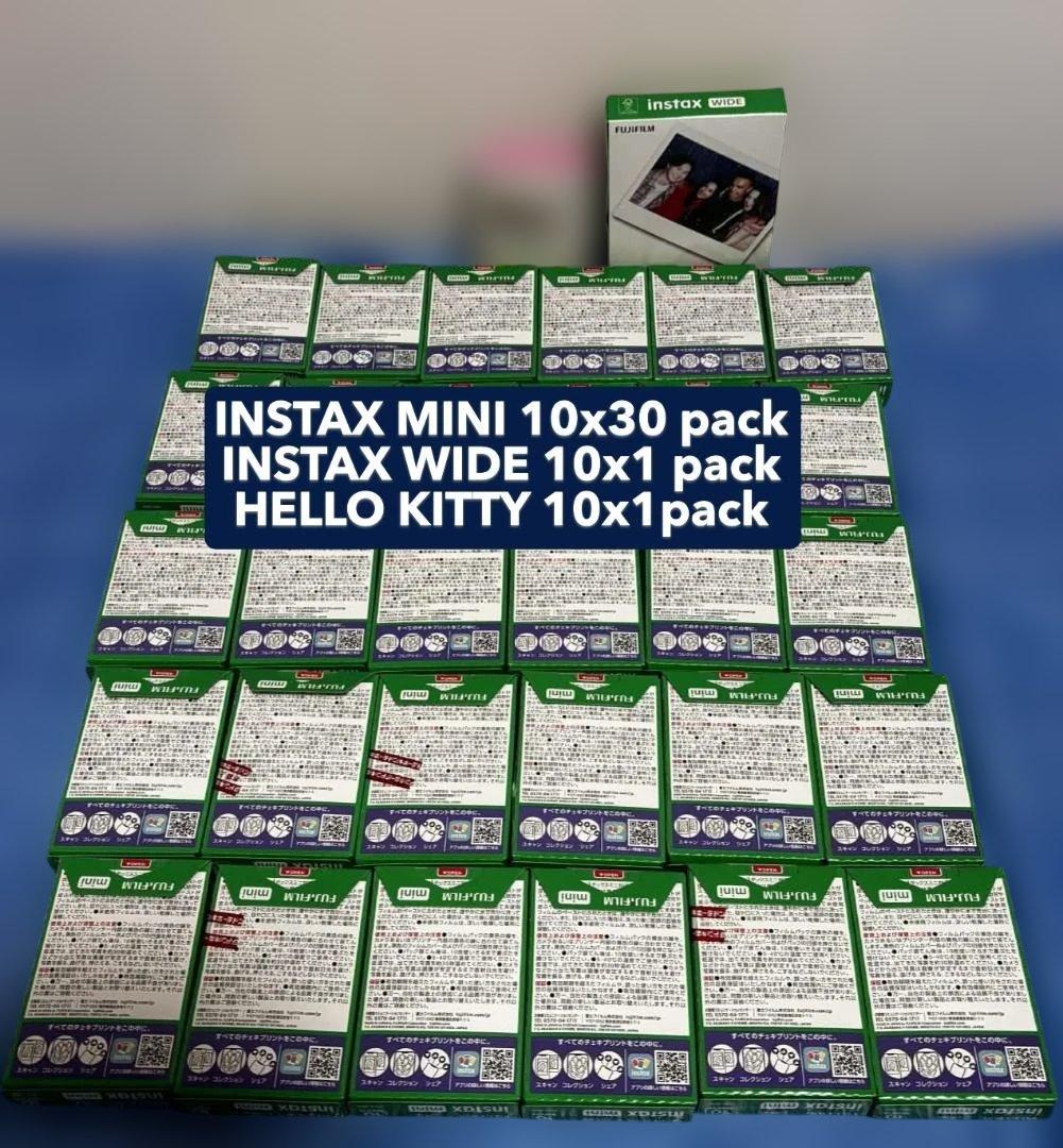 アイドル instax mini 30& WIDE 1 & hello kitty 1
