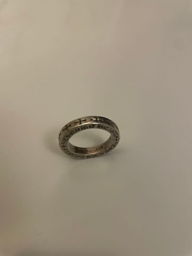 13号　クロムハーツ　スペンサーリング　3mm fuck you