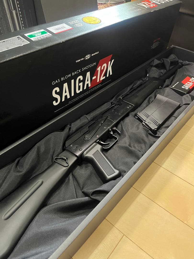 東京マルイ SAIGA-12K ガスガン ブラック 美品