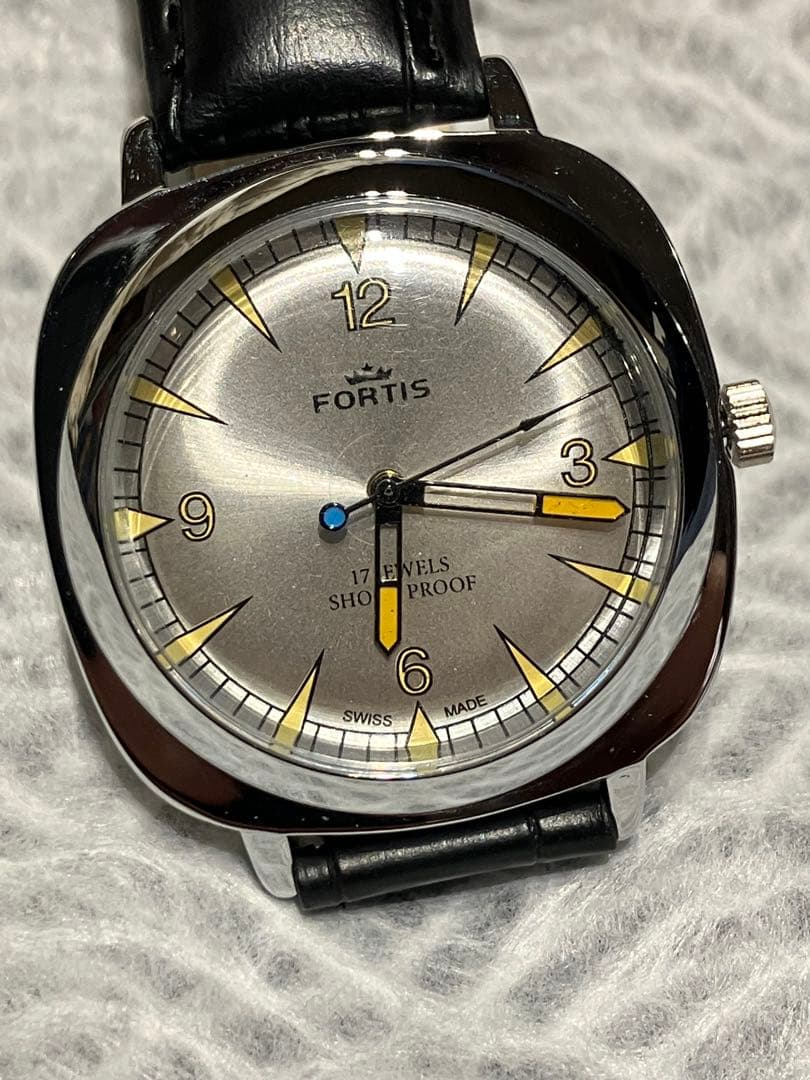 美品スイス老舗 FORTISフォルティス ヴィンテージ 手巻き 17石 38mm