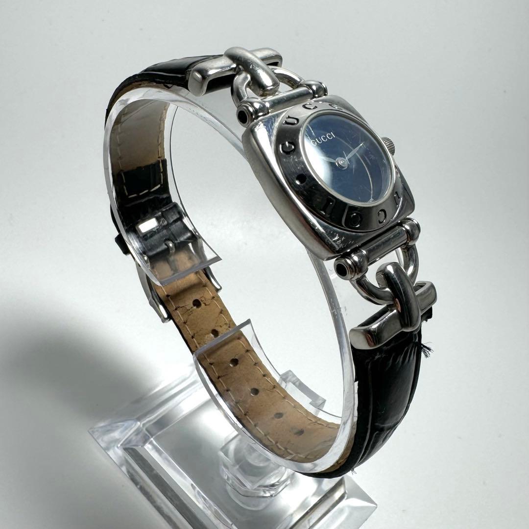 美品★稼働品★GUCCI 6300L レディース クォーツ腕時計 電池新品