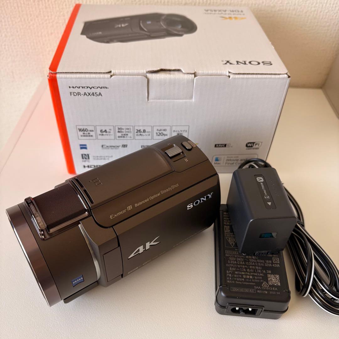 SONY FDR-AX45A 4k ビデオカメラ