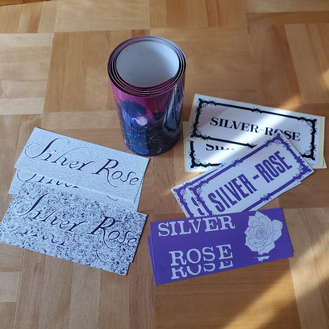 シルバーローズ　ステッカー　アーティスト写真　セット