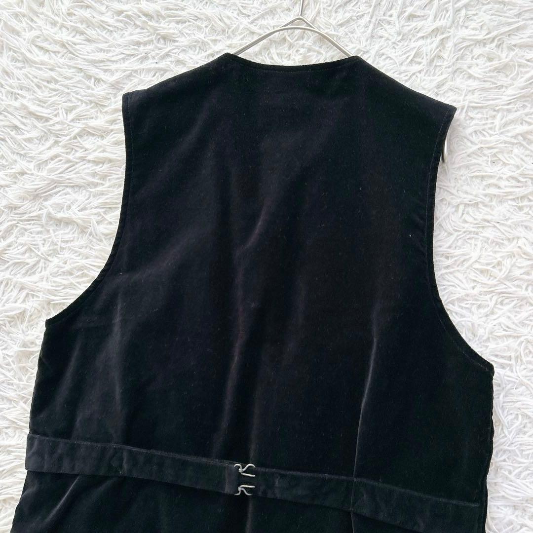 美品　ENGINEERED GARMENTS ベスト　ベロア　衿付き　USA製