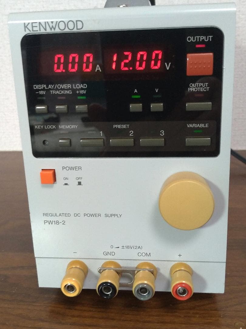 値下げ 0-±18V 2A　安定化電源　PW18-2　KENWOOD ケンウッド