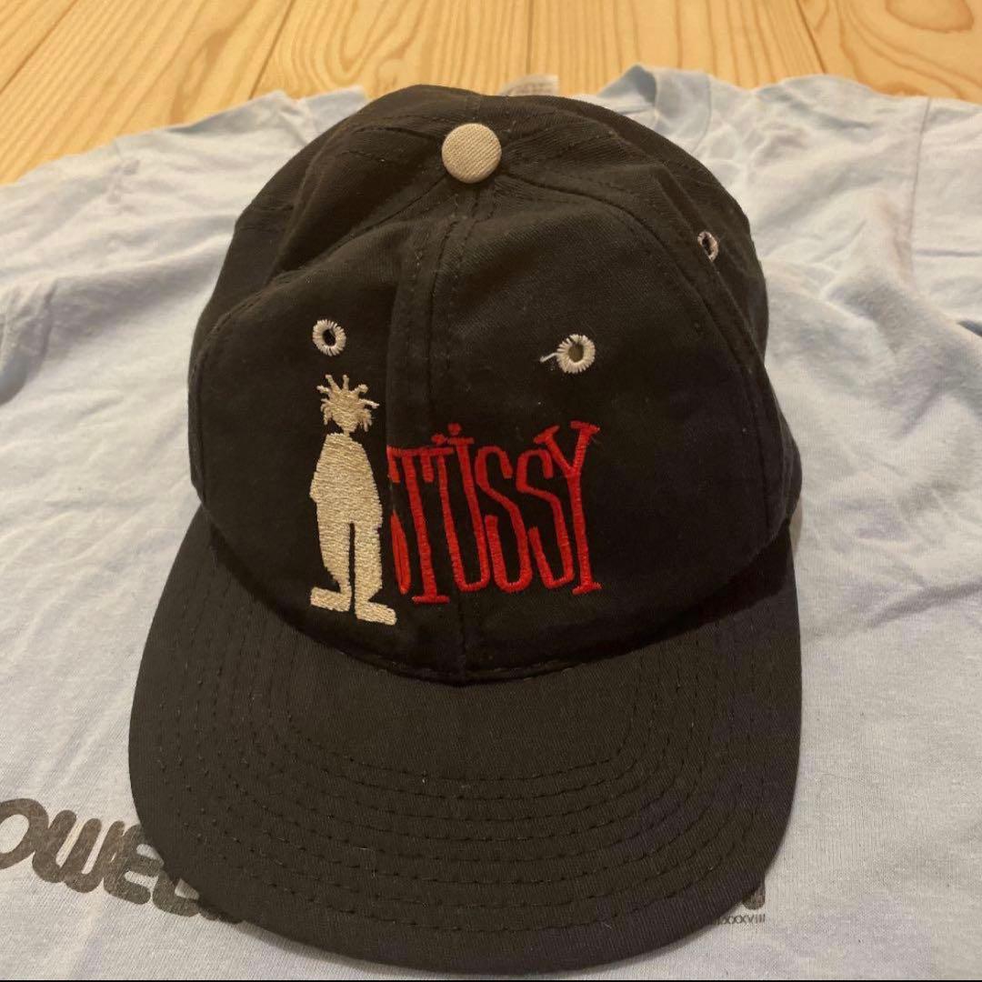 【80s】 old stussy シャドーマン　cap