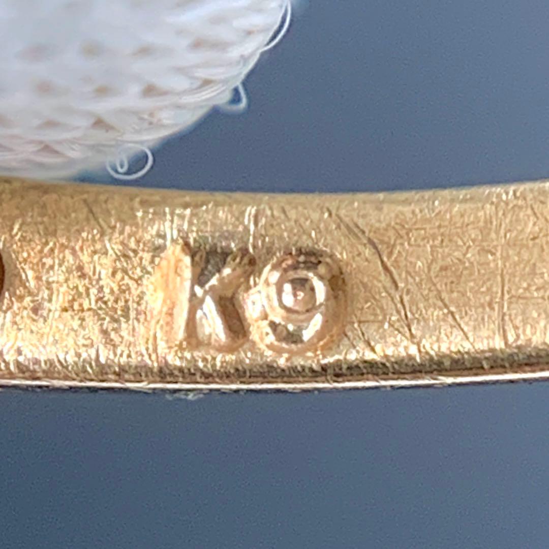 ジュエリーマキ　K9 サファイア ダイヤ 11号 レディースリング　ゴールド