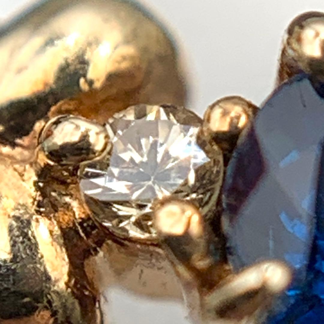 ジュエリーマキ　K9 サファイア ダイヤ 11号 レディースリング　ゴールド