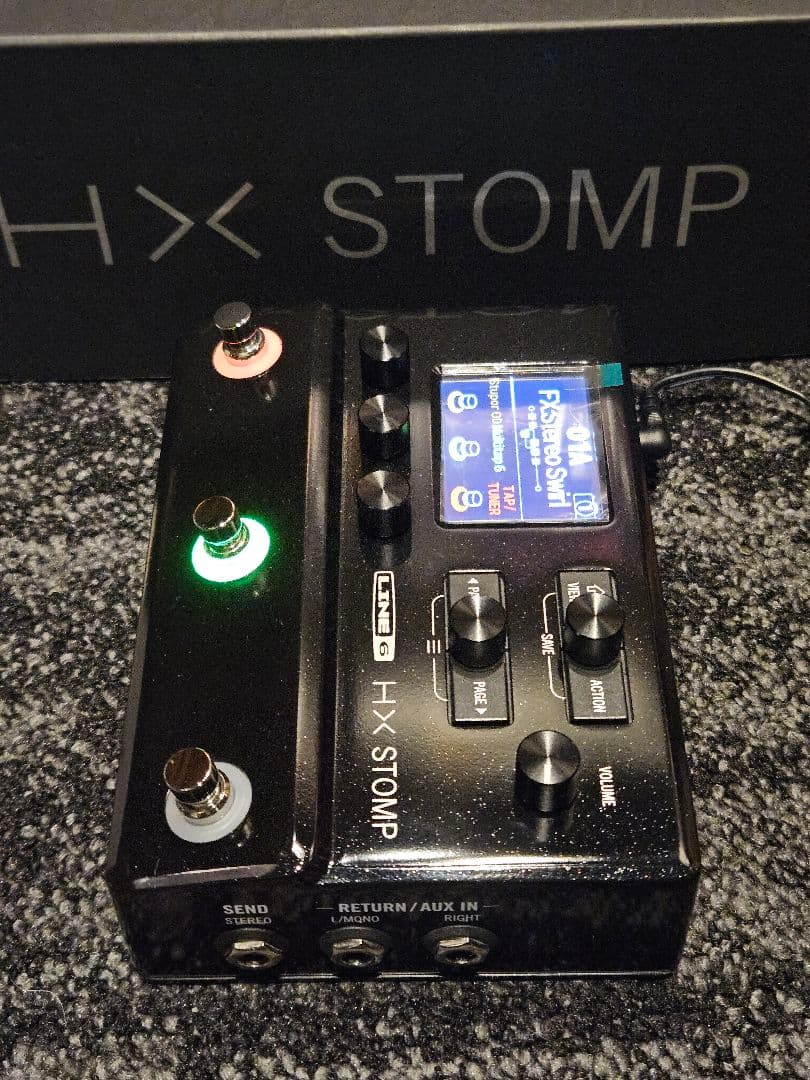 k LINE 6 HX STOMP 増設FS、ステレオケーブル付き。
