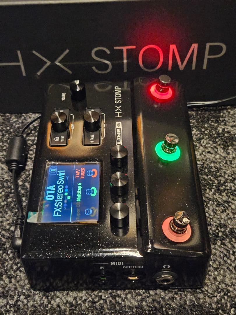 k LINE 6 HX STOMP 増設FS、ステレオケーブル付き。