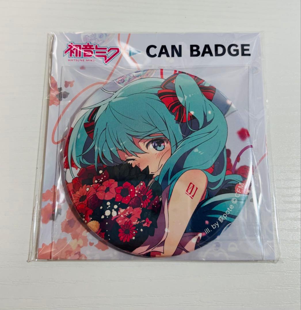 ボカロ　初音ミク 荻pote 缶バッジ　レア