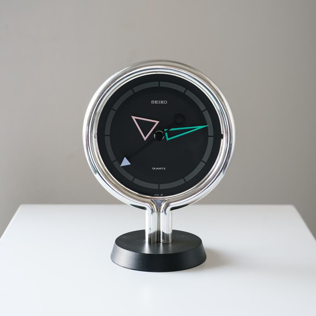 80's SEIKO ポストモダン vintage clock スペースエイジ