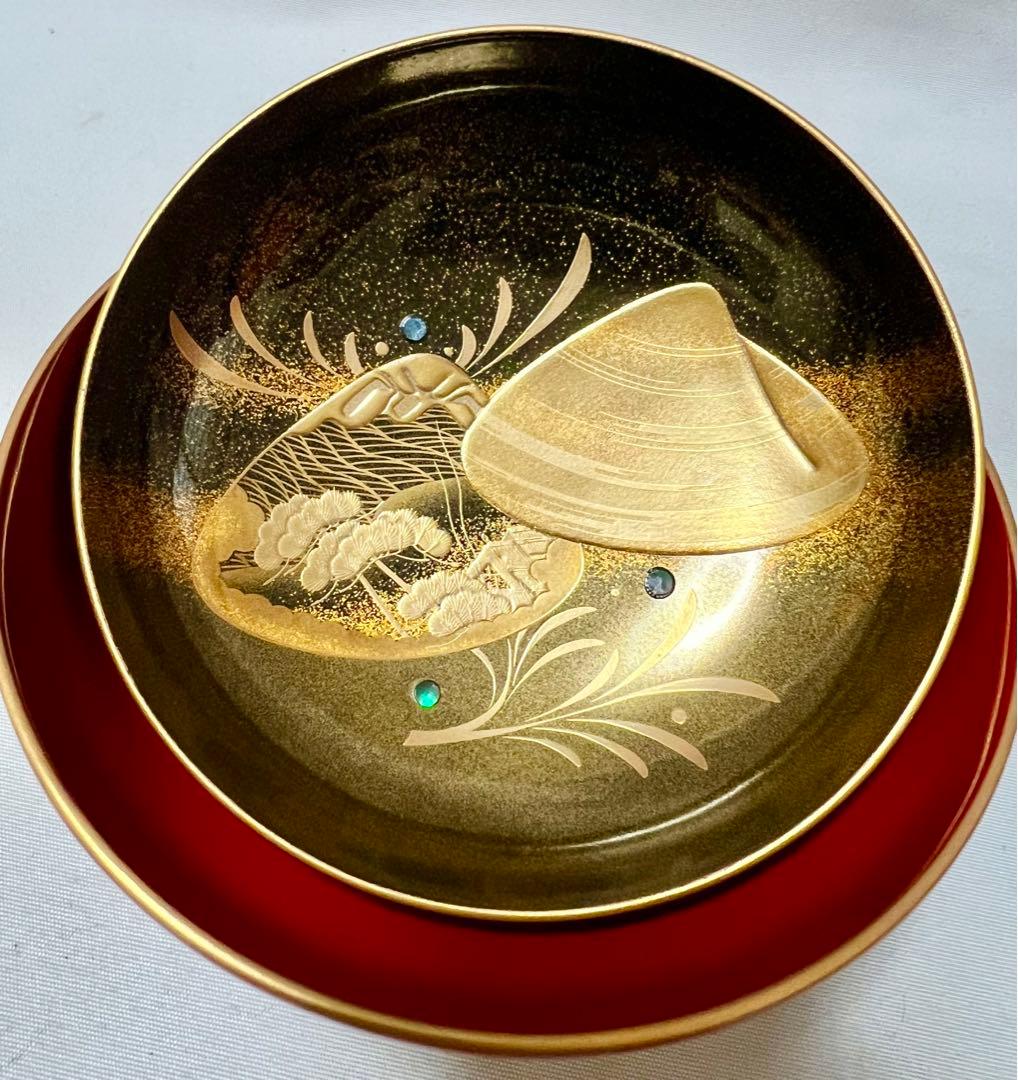 貝合わせ 輪島塗 夫婦椀