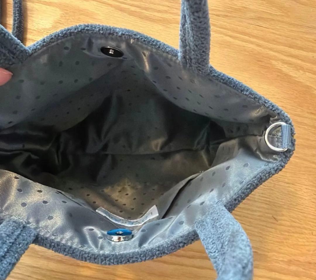 ストラップ付きフェイラー ラブラリーハート グレー ショルダーバッグ