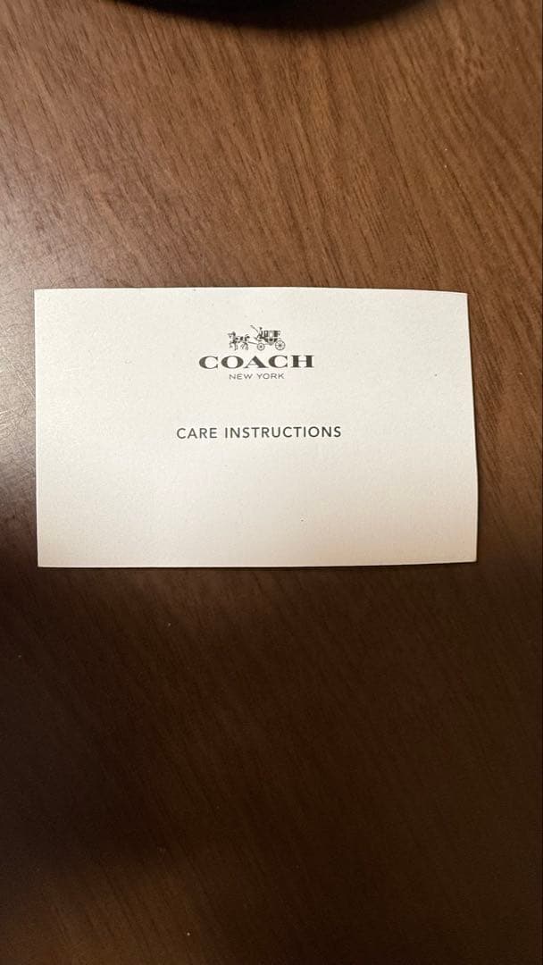 COACH ブラックレザー ハンドバッグ