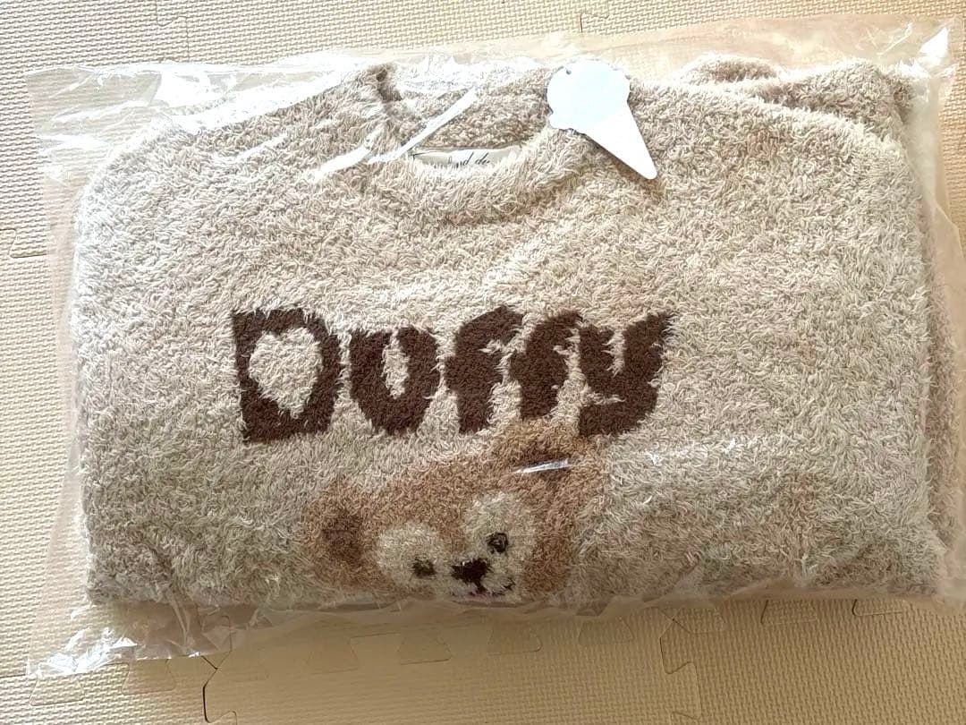 ダッフィ　ジェラピケ ルームウェア　Mサイズ ファンスプホテルエコバッグ付