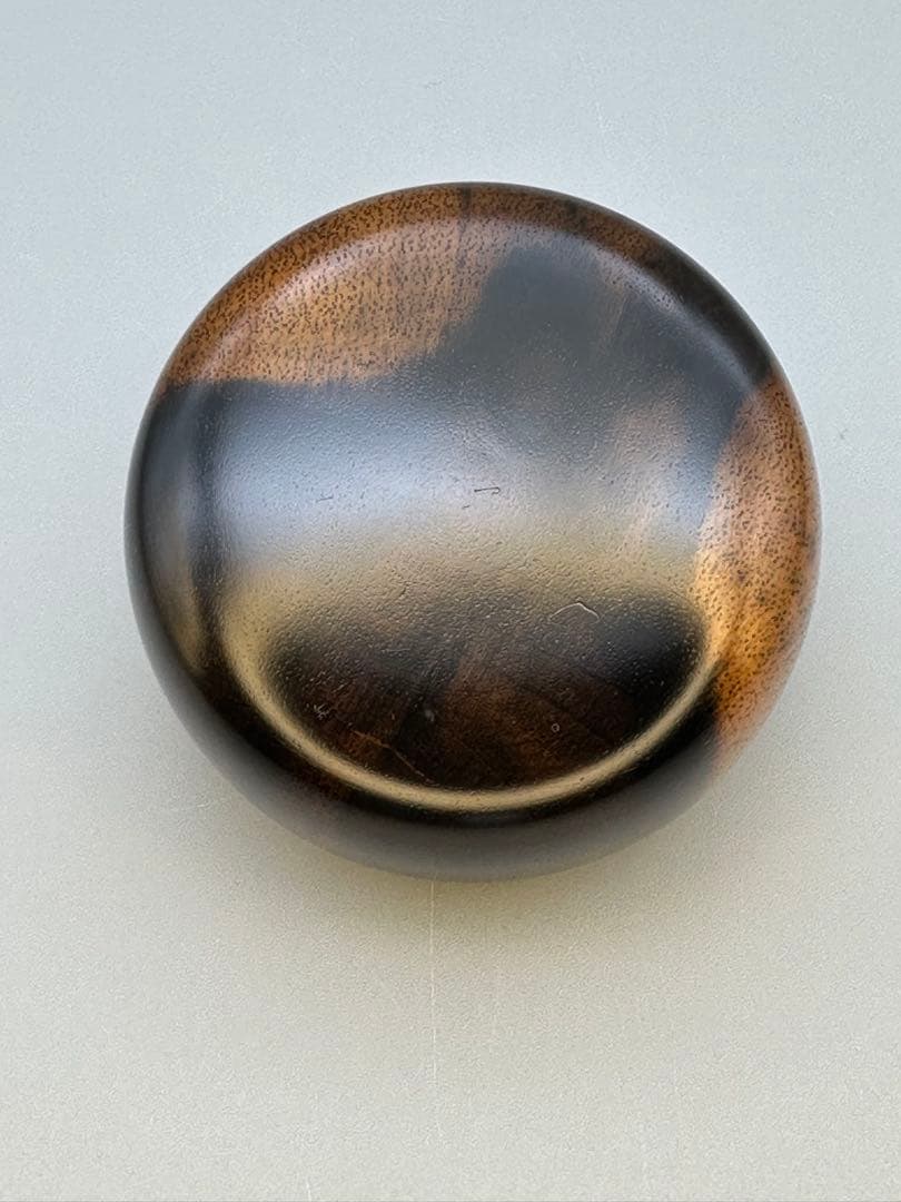 茶道具　香合　土井義峰　菊彫根来