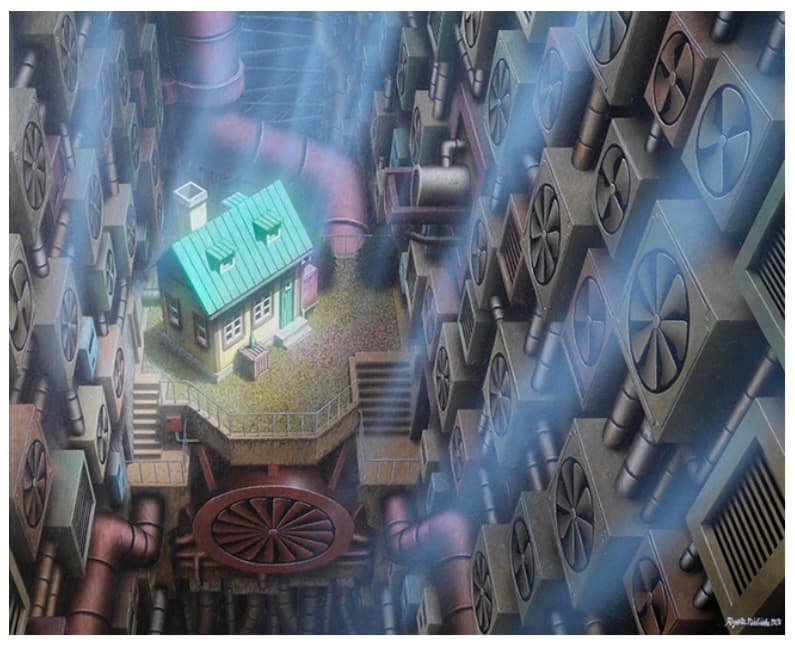 ◆新品・一点物 ◇西岡良太『暖かい風が吹く場所』2020年 アクリル 直筆サイン