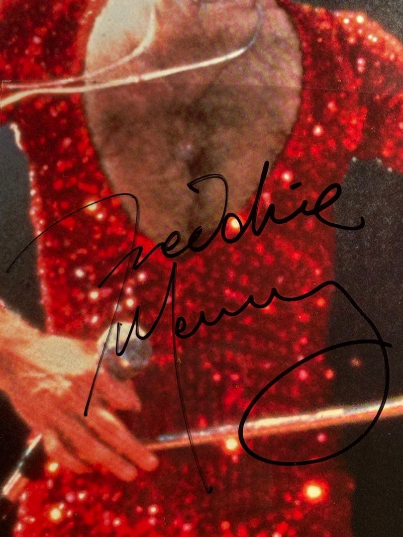 Queen クイーン ツアーパンフレット'79直筆サイン入り