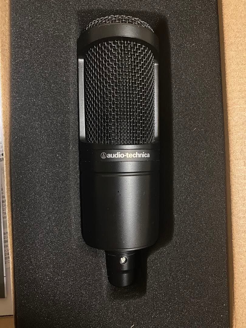 AT2020 audio-technica コンデンサーマイク ブラック