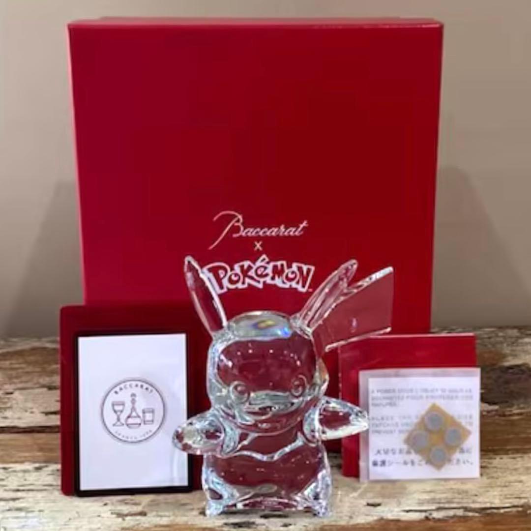 Baccarat ポケモン ピカチュウ クリスタル フィギュア