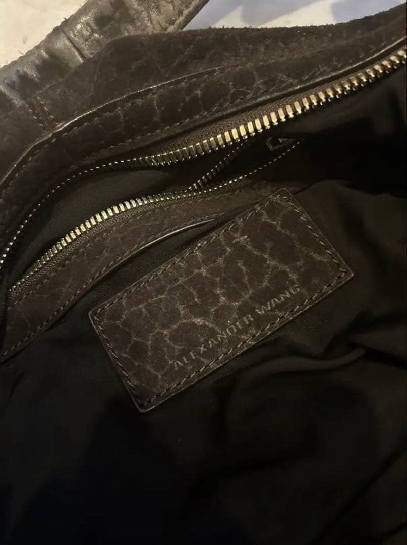 【希少・正規品】Alexander Wang ロッキー スタッズバッグ黒スエード