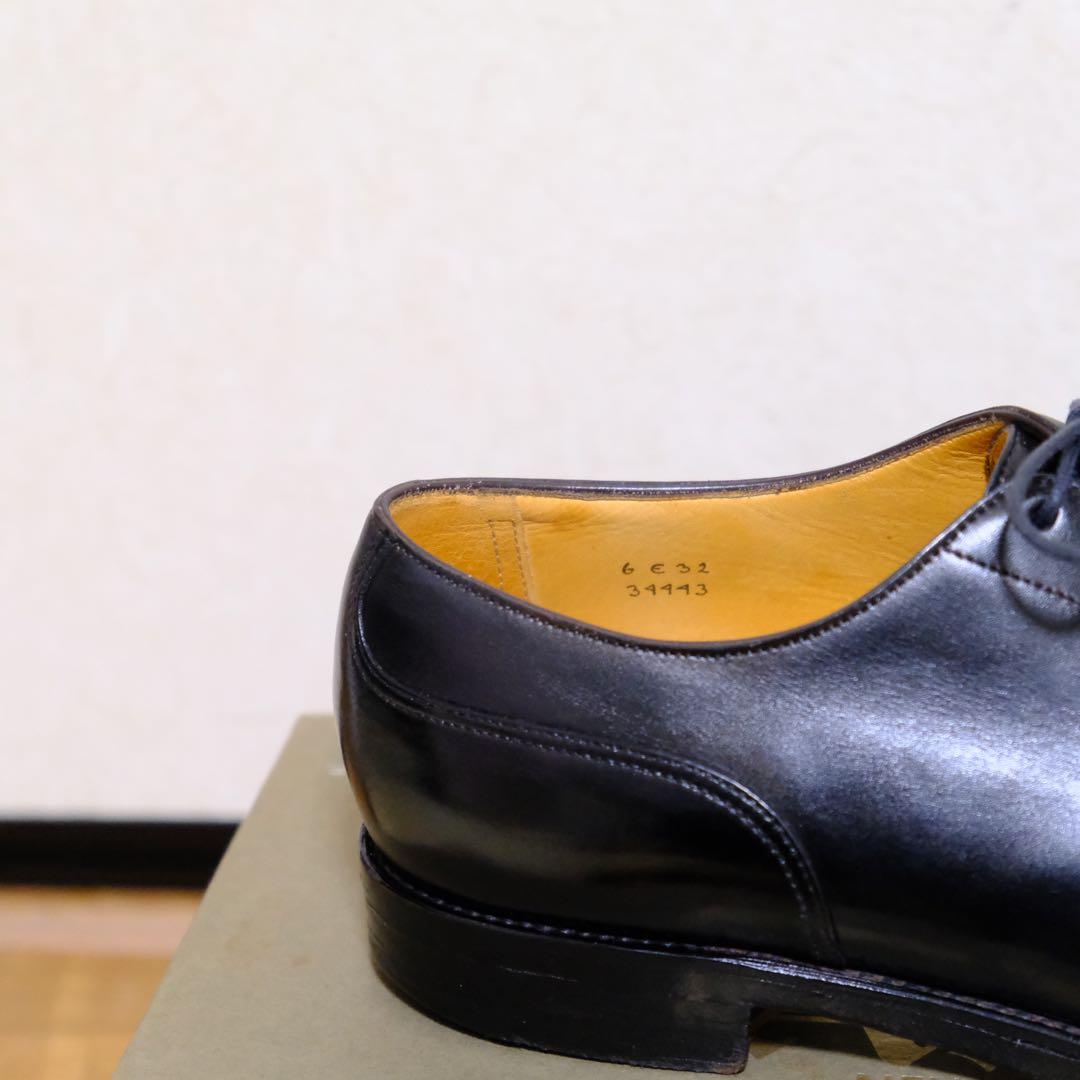 旧ロゴ エドワードグリーンDoversブラック6E 32 英国製