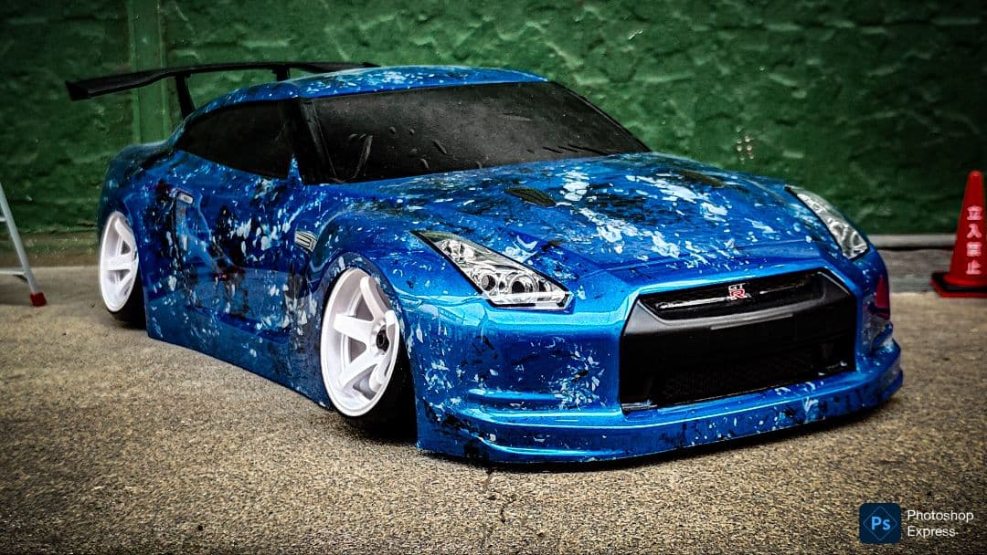 タミヤ 1/10 GTR R35 塗装済み ボディ