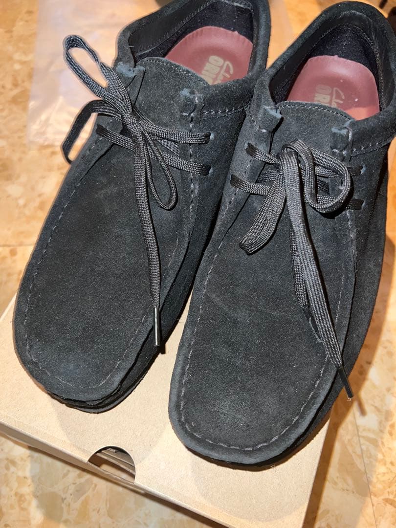 clarks wallabee gtx ワラビーゴアテックスブラック