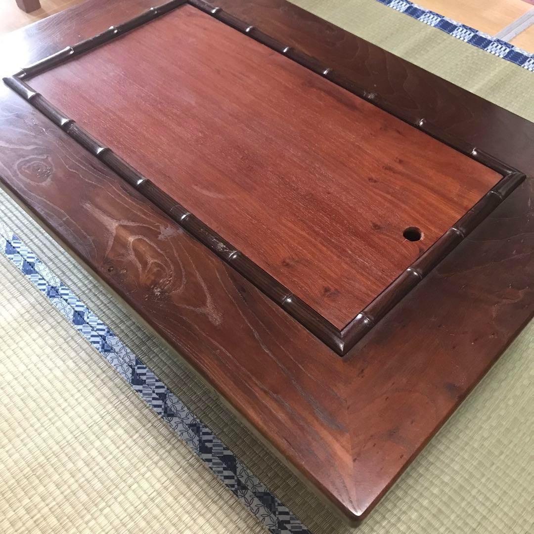 希少レア❀火鉢 卓上 テーブル ちゃぶ台 机 木製 銅板 民芸家具 五徳 天然木