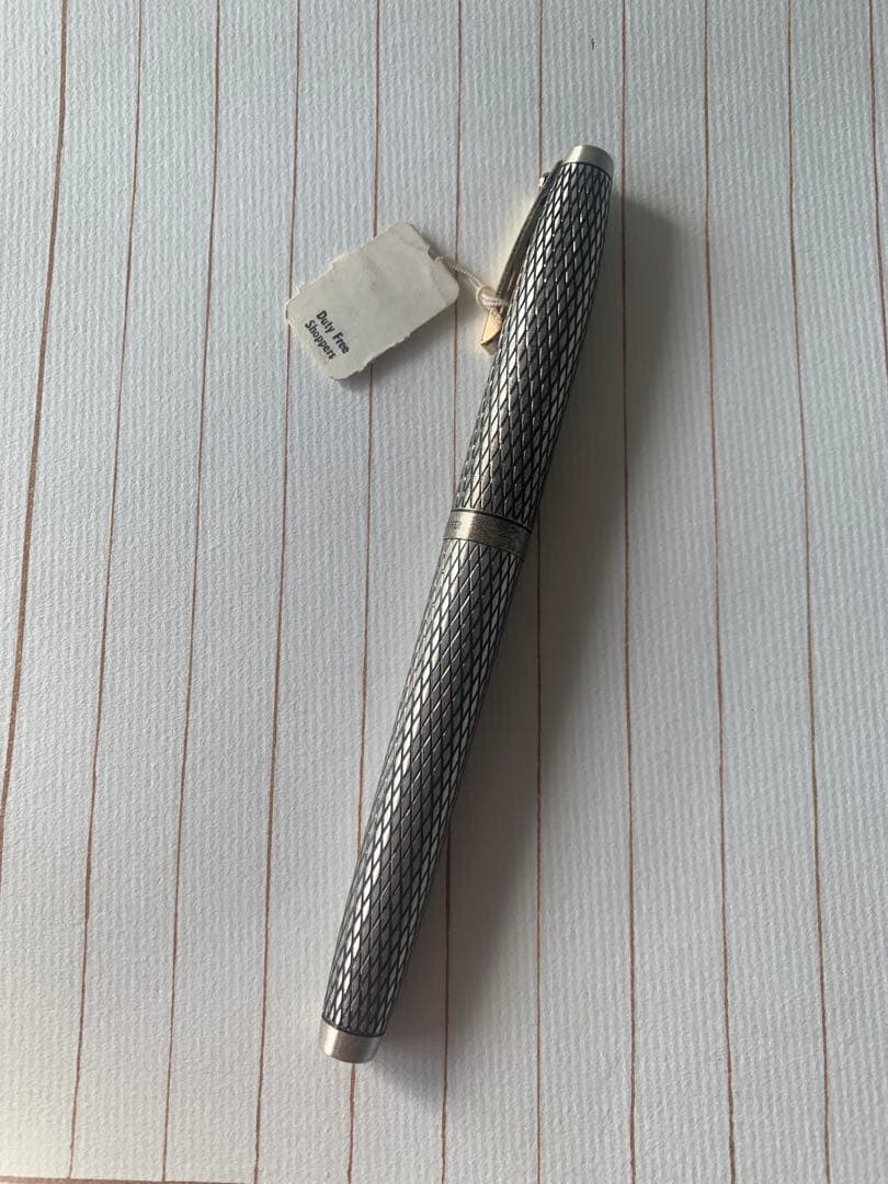 極めて希少 Sheaffer インペリアル シルバー 万年筆 ダイヤ付きクリップ