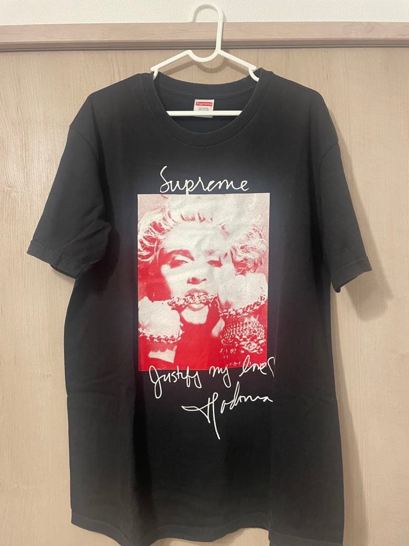 supreme Madonna 黒 マドンナ Tシャツ　Mサイズ