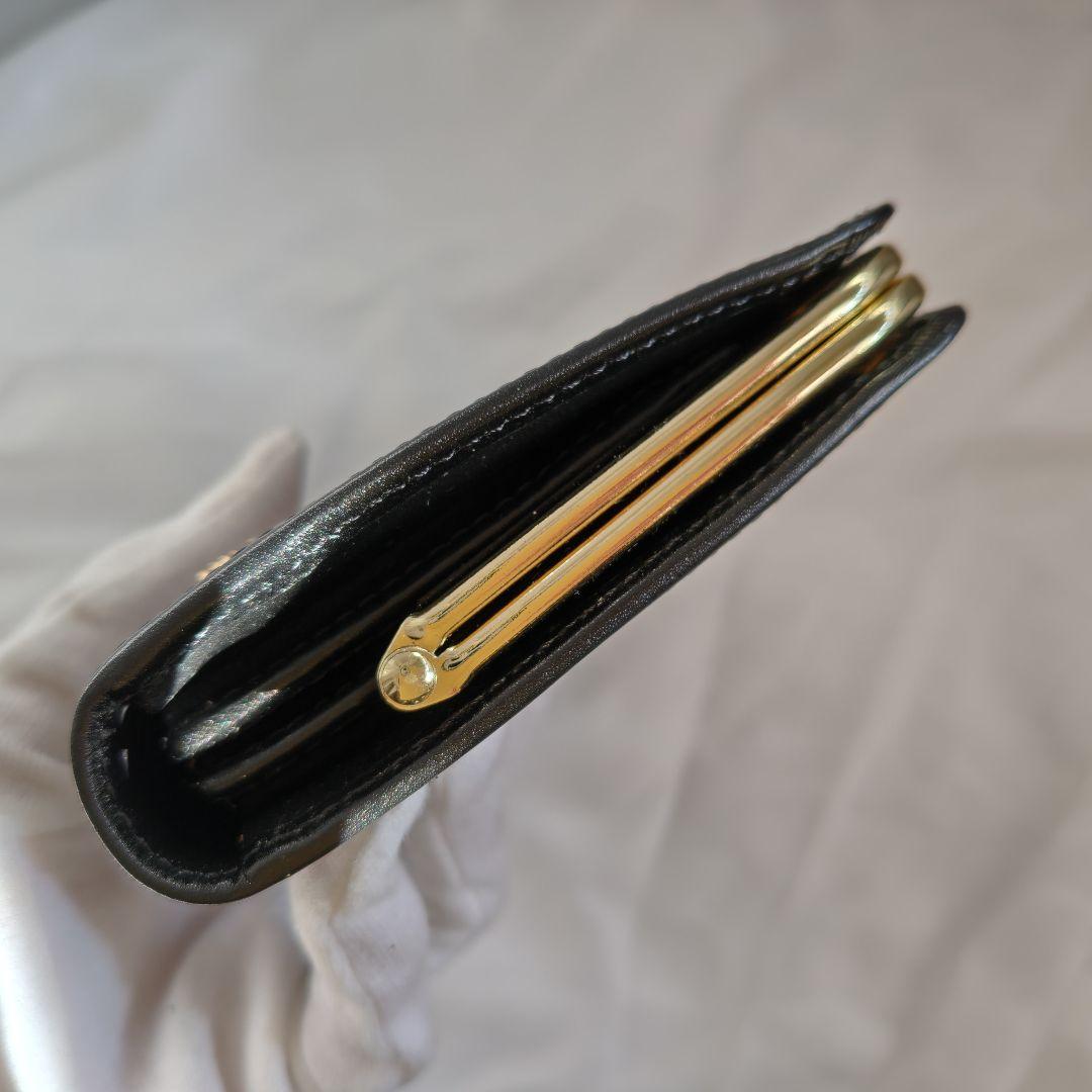 新品未使用級　ヴィヴィアンウエストウッド　長財布　オーブ　がま口　レザー