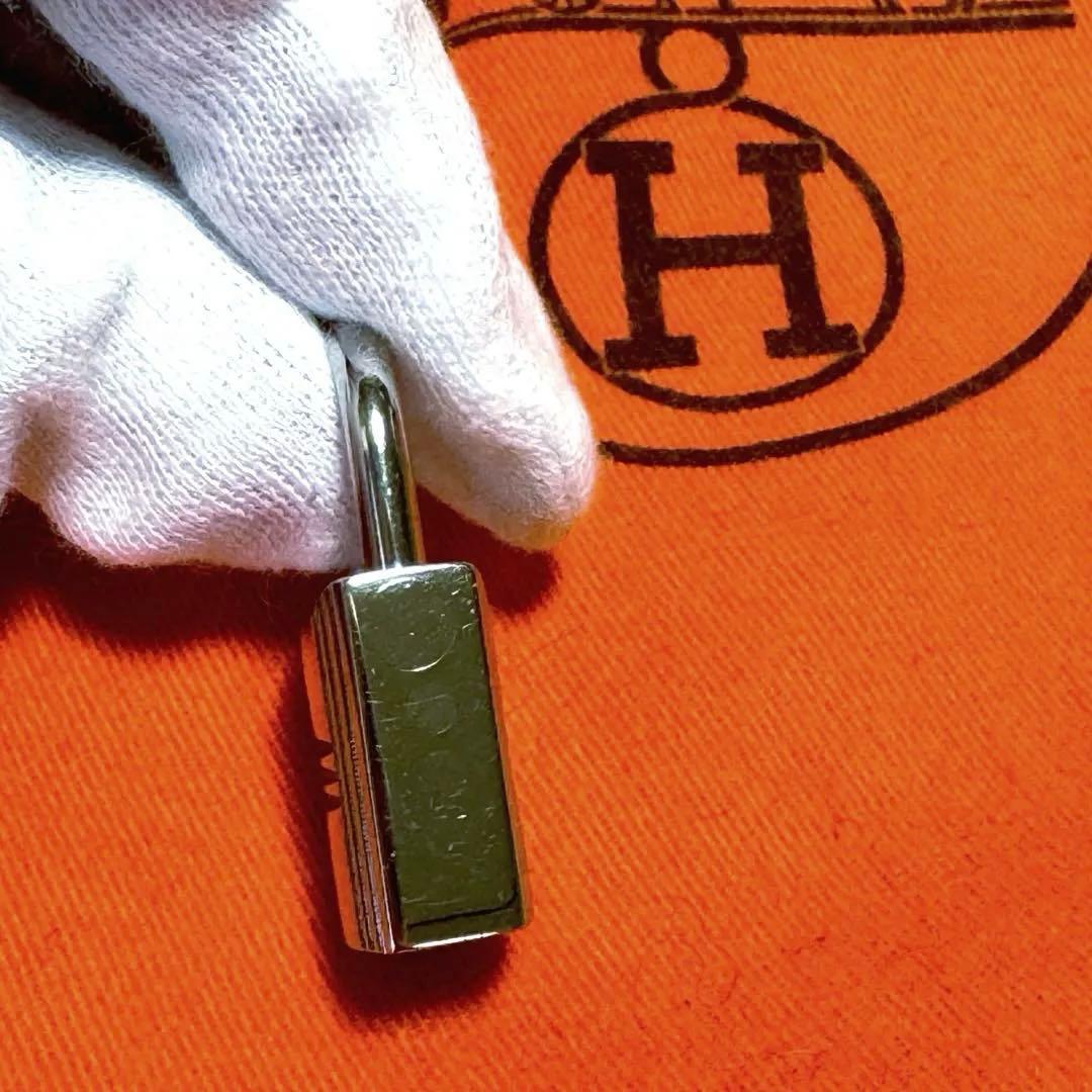 HERMESエルメス カデナ パドロック 南京錠 No.104 鍵２本 シルバー