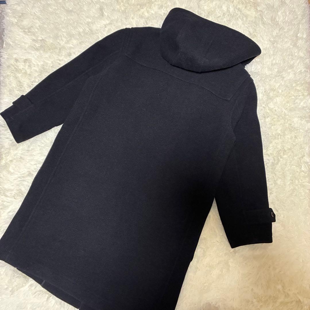 【美品】Paul Stuartポールスチュアートダッフルロングコートウールト