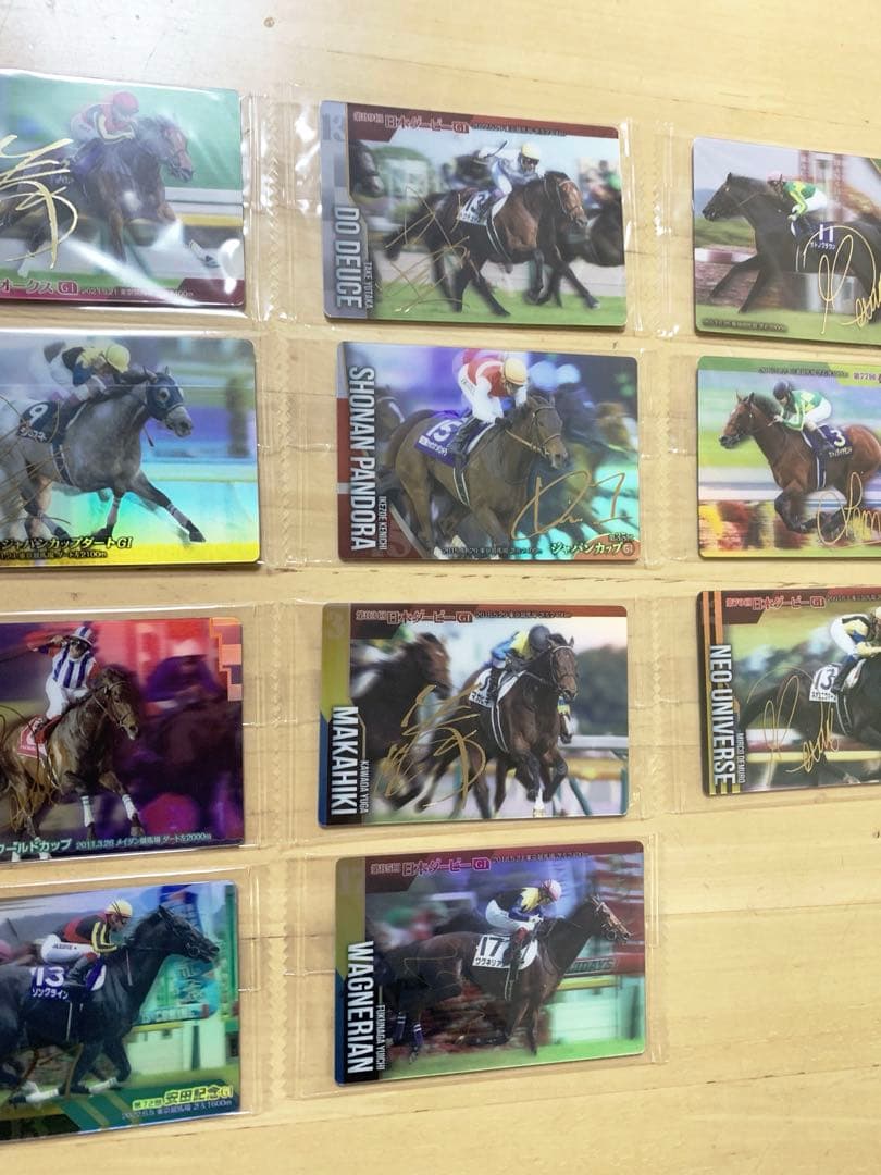 第1弾（第1R）サラブレッドホースコレクション　サイン11枚リバティアイランド他