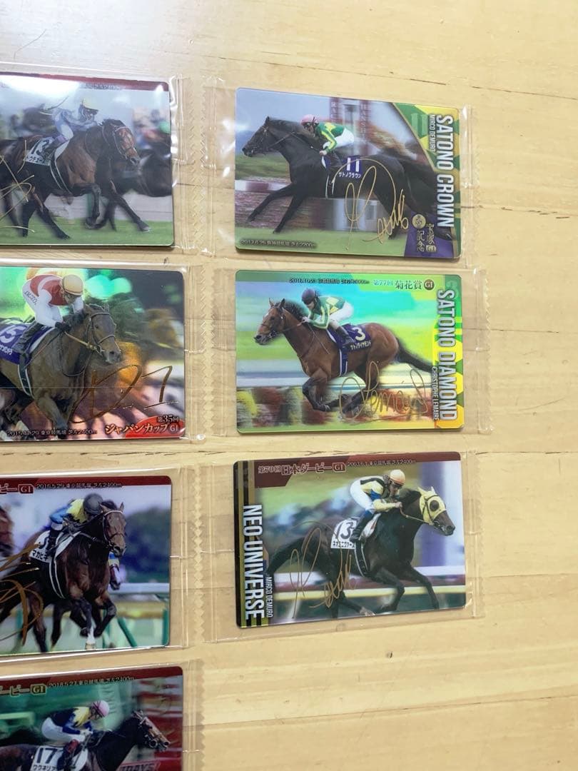 第1弾（第1R）サラブレッドホースコレクション　サイン11枚リバティアイランド他
