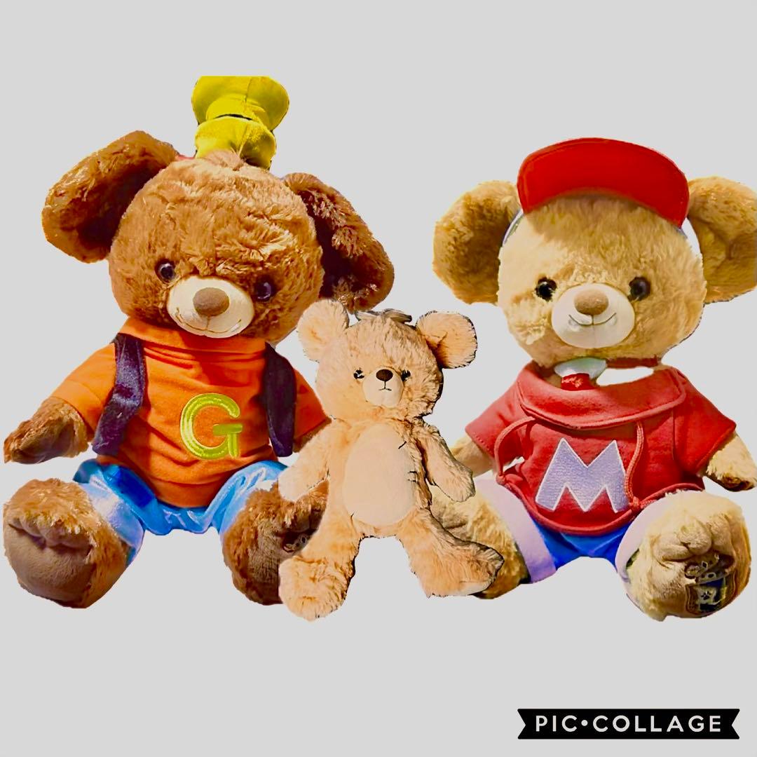 グーフィ　マックス　ユニベアシティ　スコーン　ラスク ぬいぐるみのくま