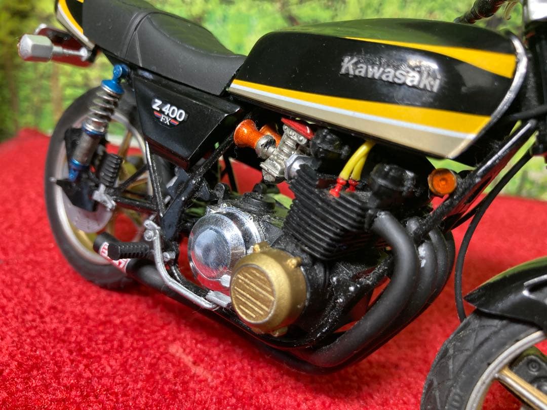 え？さん専用アオシマ★Z400FXタイガーカラー製作品(素人作品)★